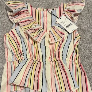 Colorful Striped Kids Blouse